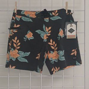 Critical Slide Society Men's Beach Shorts- Standard Team Trunk - Happy Trails